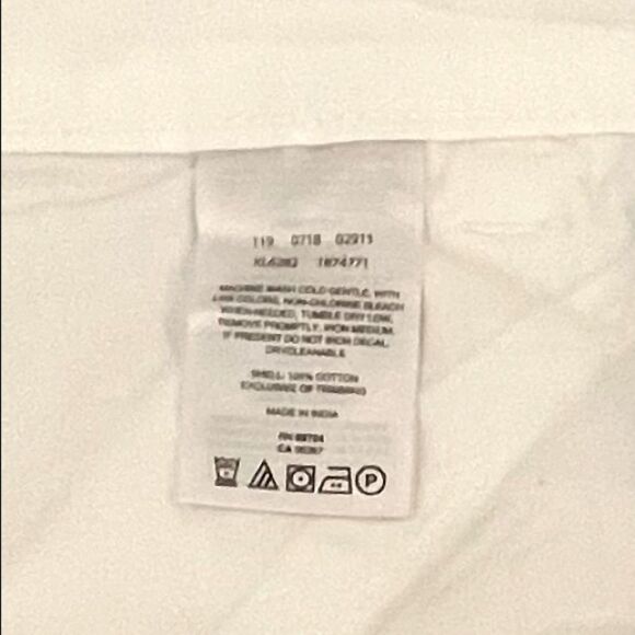 COLUMBIA Sportswear Regular Fit White Court Shorts Size 6 - Picture 5 of 5